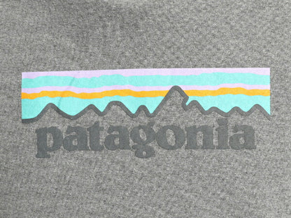 パタゴニア プリント スウェット フード パーカー レディース L / 古着 Patagonia トレーナー プルオーバー ストレッチ 裏起毛 アウトドア