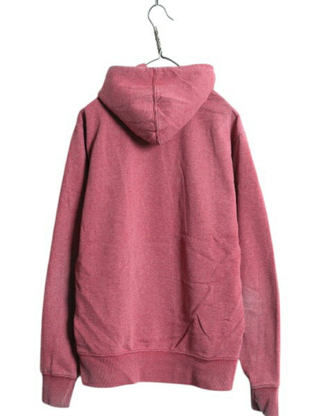 ノースフェイス プリント スウェット フード パーカー メンズ М 古着 The North Face プルオーバー トレーナー 裏起毛 アウトドア エンジ