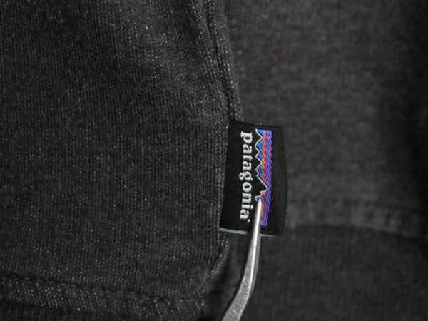 パタゴニア プリント スウェット メンズ S / 古着 16年製 Patagonia トレーナー ストレッチ 裏起毛 クルーネック フライング フィッシュ 灰