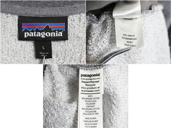 パタゴニア マーニャ フリース プルオーバー メンズ L / 22年製 Patagonia アウトドア ハーフジップ スウェット トレーナー ワンポイント
