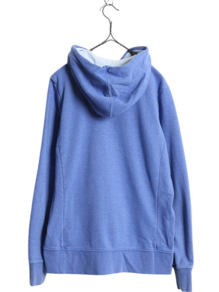 ノースフェイス プリント スウェット フード パーカー レディース M The North Face プルオーバー 裏起毛 トレーナー アウトドア ツートン