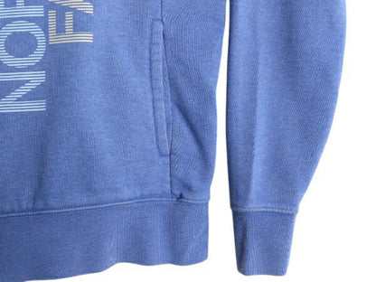 ノースフェイス プリント スウェット フード パーカー レディース M The North Face プルオーバー 裏起毛 トレーナー アウトドア ツートン