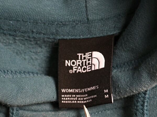 US企画 ノースフェイス スウェット フード パーカー レディース М 古着 The North Face プルオーバー トレーナー 裏起毛 サガラ ワッペン