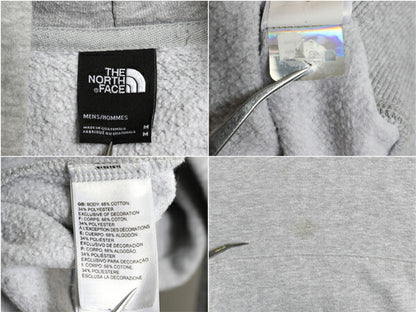 US企画 ノースフェイス 両面 プリント スウェット フード パーカー メンズ М The North Face プルオーバー トレーナー アウトドア 裏起毛