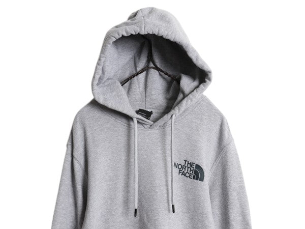 US企画 ノースフェイス 両面 プリント スウェット フード パーカー メンズ М The North Face プルオーバー トレーナー アウトドア 裏起毛