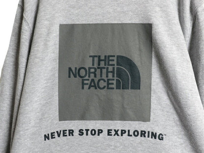 US企画 ノースフェイス 両面 プリント スウェット フード パーカー メンズ М The North Face プルオーバー トレーナー アウトドア 裏起毛