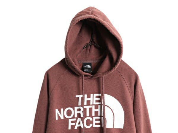 US企画 ノースフェイス プリント スウェット フード パーカー レディース XS / The North Face アウトドア プルオーバー トレーナー 裏起毛