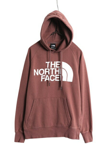 US企画 ノースフェイス プリント スウェット フード パーカー レディース XS / The North Face アウトドア プルオーバー トレーナー 裏起毛