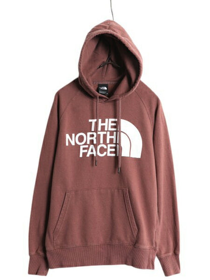 US企画 ノースフェイス プリント スウェット フード パーカー レディース XS / The North Face アウトドア プルオーバー トレーナー 裏起毛