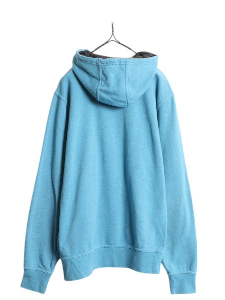 ノースフェイス プリント スウェット フード パーカー メンズ М / The North Face 裏起毛 トレーナー プルオーバー アウトドア ツートン