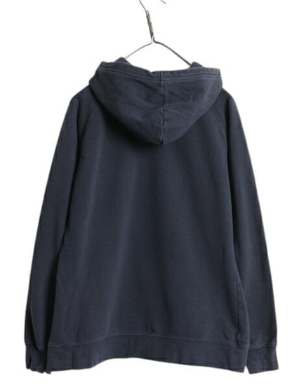 ノースフェイス プリント スウェット フード パーカー レディース L 古着 The North Face プルオーバー 裏起毛 トレーナー アウトドア 薄手