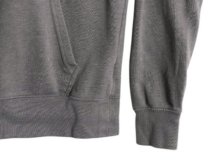 ノースフェイス プリント スウェット フード パーカー メンズ S / 古着 The North Face プルオーバー 裏起毛 トレーナー アウトドア グレー