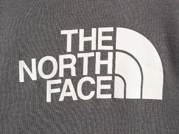 ノースフェイス プリント スウェット フード パーカー メンズ S / 古着 The North Face プルオーバー 裏起毛 トレーナー アウトドア グレー