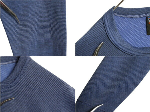00s USA製 パタゴニア キャプリーン 長袖 Tシャツ メンズ L 00年製 オールド Patagonia クルーネック ロンT アンダーシャツ ストレッチ 青