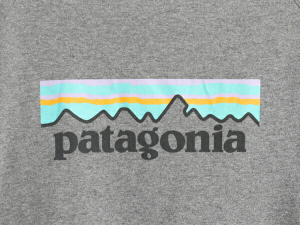 パタゴニア 両面 プリント 長袖 Tシャツ レディース S / 古着 19年製 Patagonia アウトドア ロンT ロングスリーブ ロゴT バックプリント 灰
