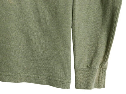 パタゴニア 両面 プリント 長袖 Tシャツ メンズ S / 古着 18年製 Patagonia アウトドア ロンT ロングスリーブ ロゴT P6 バックプリント 緑