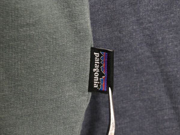 パタゴニア 両面 プリント ライトウェイト スウェット メンズ XL / 18製 Patagonia 長袖 Tシャツ ロンT P-6 バックプリント ツートン 薄手