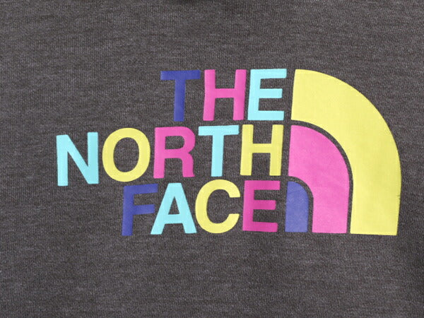 US企画 ノースフェイス プリント スウェット フード パーカー レディース S 古着 The North Face プルオーバー 裏起毛 トレーナー 2トーン