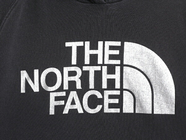 ノースフェイス プリント スウェット フード パーカー レディース M / 古着 The North Face アウトドア トレーナー 裏起毛 プルオーバー 黒