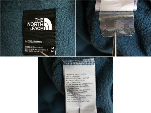 US企画 ノースフェイス 両面 プリント スウェット フード パーカー メンズ М The North Face プルオーバー トレーナー アウトドア 裏起毛