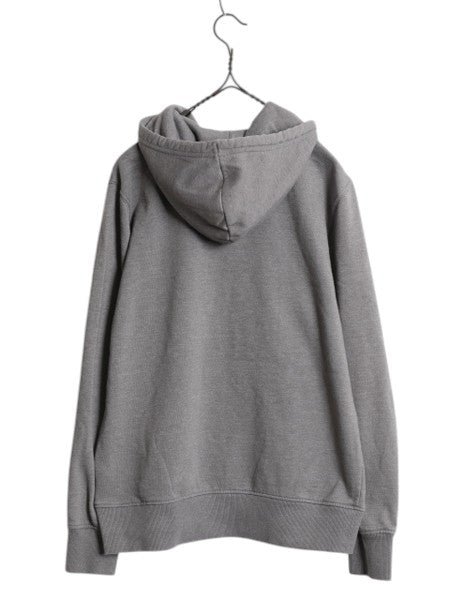 ノースフェイス プリント スウェット フード パーカー レディース S / 古着 The North Face プルオーバー 裏起毛 トレーナー スエット 灰