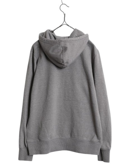ノースフェイス プリント スウェット フード パーカー レディース S / 古着 The North Face プルオーバー 裏起毛 トレーナー スエット 灰