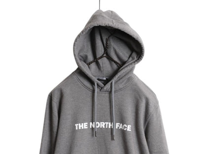 ノースフェイス プリント スウェット フード パーカー レディース S / 古着 The North Face プルオーバー 裏起毛 トレーナー スエット 灰