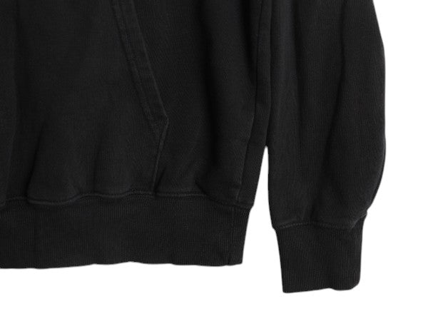 ノースフェイス プリント スウェット フード パーカー メンズ М 黒 The North Face アウトドア トレーナー プルオーバー 裏起毛 ブラック