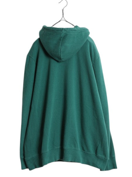 ノースフェイス プリント スウェット フード パーカー メンズ XL / The North Face プルオーバー 裏起毛 トレーナー アウトドア グリーン