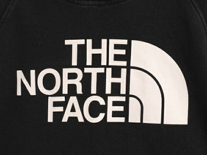 ノースフェイス プリント スウェット フード パーカー レディース М The North Face アウトドア トレーナー プルオーバー 裏起毛 ブラック