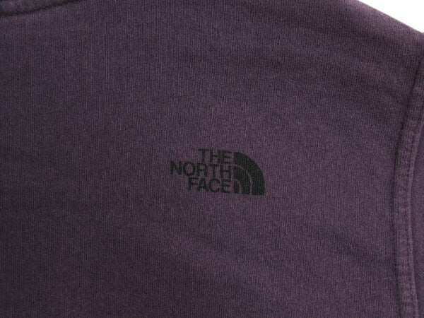 US企画 ノースフェイス プリント スウェット フード パーカー メンズ М / 古着 The North Face プルオーバー トレーナー 裏起毛 パープル