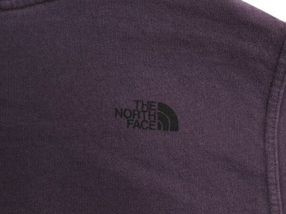 US企画 ノースフェイス プリント スウェット フード パーカー メンズ М / 古着 The North Face プルオーバー トレーナー 裏起毛 パープル