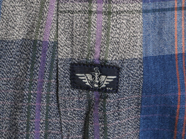 90s ドッカーズ リーバイス チェック 長袖 シャツ メンズ XL 古着 90年代 オールド LEVIS DOCKERS ポケット付き マルチカラー大きいサイズ