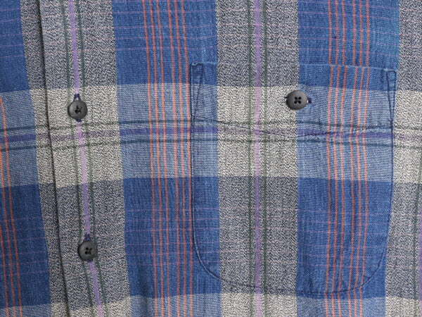 90s ドッカーズ リーバイス チェック 長袖 シャツ メンズ XL 古着 90年代 オールド LEVIS DOCKERS ポケット付き マルチカラー大きいサイズ