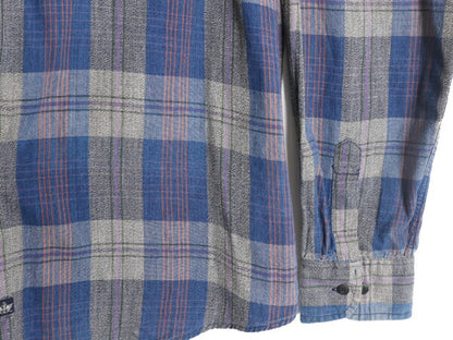 90s ドッカーズ リーバイス チェック 長袖 シャツ メンズ XL 古着 90年代 オールド LEVIS DOCKERS ポケット付き マルチカラー大きいサイズ