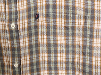 ラルフローレン チェック ボタンダウン フランネル シャツ レディース L 古着 ポロ POLO JEANS Co 長袖シャツ BD ネルシャツ マルチカラー