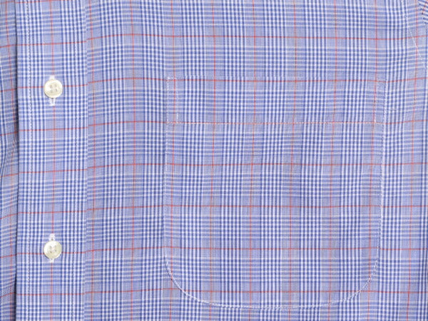 ブルックスブラザーズ チェック ボタンダウン 長袖 シャツ メンズ S 程 古着 Brooks Brothers ピマ コットン ノーアイロン スリム フィット