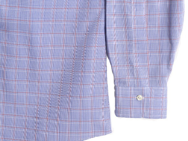 ブルックスブラザーズ チェック ボタンダウン 長袖 シャツ メンズ S 程 古着 Brooks Brothers ピマ コットン ノーアイロン スリム フィット