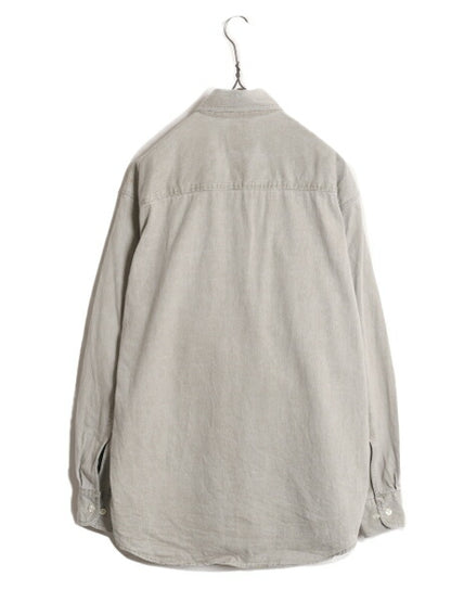 90s OLD GAP カラー デニム 長袖 ボタンダウン シャツ メンズ М / 90年代 オールド ギャップ ヘビーウェイト コットン 長袖シャツ 紺タグ