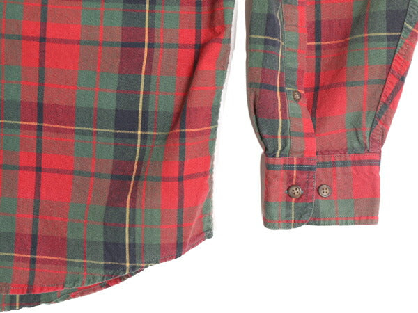 00s OLD GAP チェック 長袖 シャツ メンズ L / 古着 00年代 オールド ギャップ コットン 長袖シャツ ポケット付き マルチカラー カジュアル