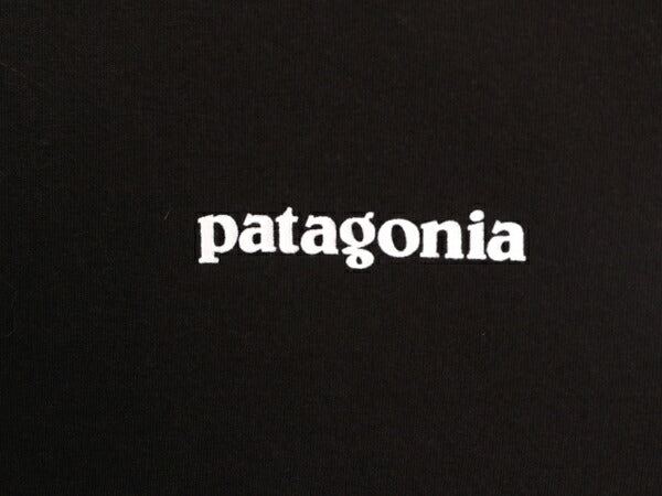 21年製 パタゴニア 両面 プリント 半袖 Tシャツ メンズ XS / 古着 Patagonia アウトドア フィッツロイ P-6 バックプリント ボックスロゴ 黒