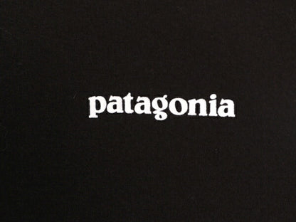 21年製 パタゴニア 両面 プリント 半袖 Tシャツ メンズ XS / 古着 Patagonia アウトドア フィッツロイ P-6 バックプリント ボックスロゴ 黒