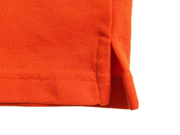 ノースフェイス 半袖 ポロシャツ メンズ L / The North Face アウトドア 半袖シャツ ストレッチ ワンポイント ボックス オレンジ ロゴ刺繍