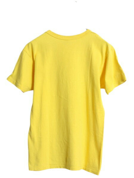 80s USA製 チャンピオン 半袖 Tシャツ メンズ М 小さめ S 程/ ヴィンテージ 100% コットン ワンポイント ヘビーウェイト スクリプト ロゴ