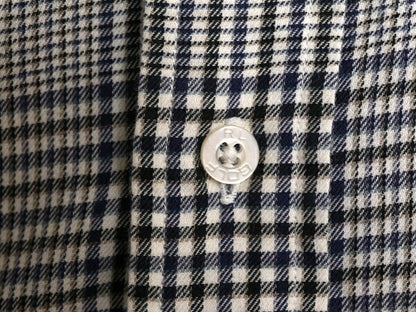 90s ラルフローレン ゴルフ チェック 長袖 ボタンダウン シャツ メンズ L / 90年代 オールド POLO GOLF TILDEN ポロ コットン ワンポイント
