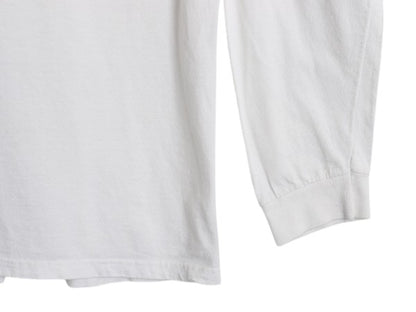 00s ナイキ プリント 長袖 Tシャツ メンズ XL オールド / ロンT ヘビーウェイト コットン センター スモール スウッシュ 大きいサイズ 白