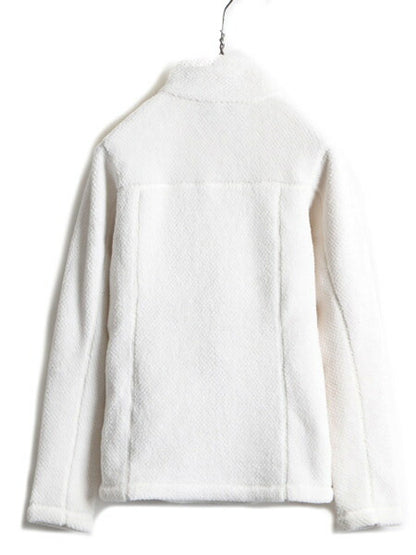 希少サイズ XS ■ 18年製 パタゴニア リツール スナップT プルオーバー ジャケット ( レディース ) 古着 Patagonia フリース ブルゾン 白