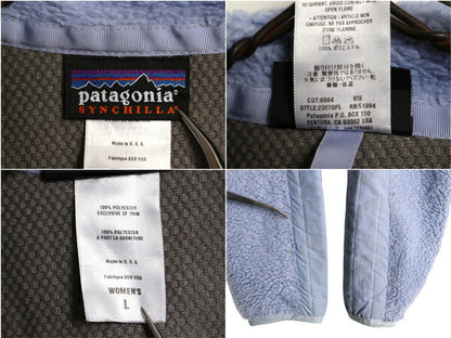 00s USA製 パタゴニア シンチラ レトロX フリース ジャケット レディース L / 05年製 オールド Patagonia ジャンパー ブルゾン アウトドア