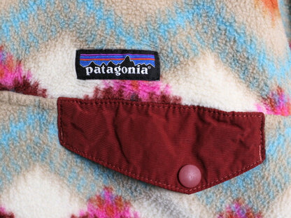 パタゴニア 総柄 ライトウェイト シンチラ スナップT レディース S / 16年製 古着 PATAGONIA フリース プルオーバー ジャケット ネイティブ