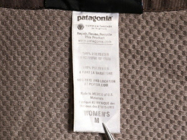 パタゴニア クラシック レトロX ジャケット レディース М 古着 12年製 Patagonia フルジップ アウトドア フリース パイル 廃盤 ブラウン